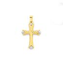 9ct-Gold-Two-Tone-Celtic-Cross-Pendant Sale