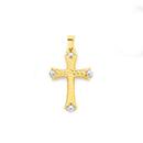 9ct-Gold-Two-Tone-Celtic-Cross-Pendant Sale