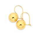 9ct-Gold-10mm-Euroball-Earrings Sale