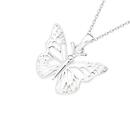 Sterling-Silver-Large-Butterfly-Pendant Sale
