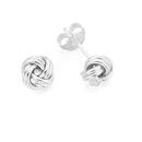 Sterling-Silver-Open-Knot-Stud-Earrings Sale