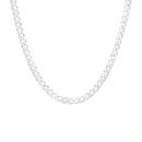 Italian-Made-Sterling-Silver-Bevelled-45cm-Solid-Dia-Cut-Curb-Chain Sale