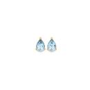 9ct-Gold-Sky-Blue-Topaz-Pear-Stud-Earrings Sale