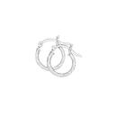 Sterling-Silver-2x14mm-Dia-cut-Hoop-Earrings Sale