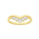 9ct-Gold-Diamond-V-Shape-Ring Sale