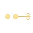 9ct-Gold-4mm-Polished-Ball-Stud-Earrings Sale