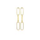 9ct-Gold-Triple-Paperclip-Drop-Earrings Sale