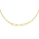9ct-Gold-45cm-Paperclip-Links-with-Double-Trace-Necklet Sale