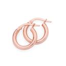 9ct-Rose-Gold-25x10mm-Polished-Hoop-Earrings Sale