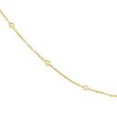 9ct-Gold-25cm-Multi-Beads-Anklet Sale