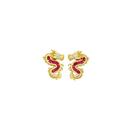 9ct-Gold-Created-Ruby-with-Diamond-Accents-Dragon-Stud-Earrings Sale