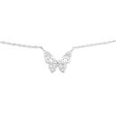 Sterling-Silver-Cubic-Zirconia-Butterfly-Necklet Sale