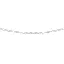 Silver-50cm-Fine-11-Figaro-Chain Sale