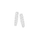 Sterling-Silver-Cubic-Zirconia-25x18mm-Inside-Out-Huggie-Earrings Sale