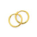 9ct-Gold-15x9mm-Polished-Huggie-Earrings Sale