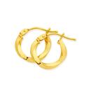 9ct-Gold-15x8mm-Twist-Hoop-Earrings Sale