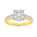 9ct-Gold-Diamond-Ring Sale