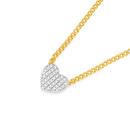 9ct-Gold-Diamond-Small-Pave-Heart-Pendant Sale