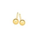 9ct-Gold-8mm-Euroball-Earrings Sale