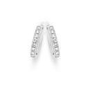 9ct-White-Gold-Diamond-Huggie-Earrings Sale