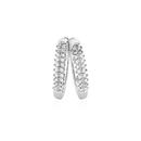 9ct-White-Gold-Diamond-Pave-Huggie-Earrings Sale