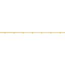 9ct-Gold-45cm-Beaded-Solid-Curb-Chain Sale