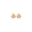 9ct-Gold-Tri-Tone-Love-Knot-Stud-Earrings Sale