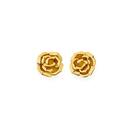 9ct-Gold-Rose-Stud-Earrings Sale
