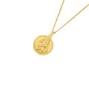 9ct-Gold-20mm-Solid-St-Christopher-Gents-Medal Sale