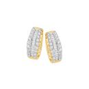 Alora-10ct-Gold-Lab-Grown-Diamond-Three-Row-Huggie-Earrings Sale