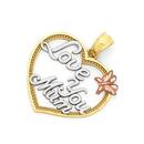 9ct-Gold-Tri-Tone-Love-You-Mum-Pendant Sale