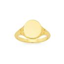 9ct-Gold-Filigree-Oval-Signet-Ring Sale
