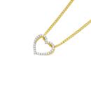 9ct-Gold-Diamond-Heart-Slider-Pendant Sale