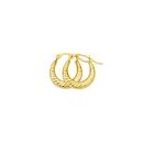 9ct-Gold-10mm-Twist-Creole-Earrings Sale