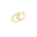 9ct-Gold-2x10mm-Square-Tube-Hoop-Earrings Sale