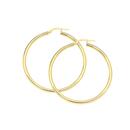 9ct-Gold-40mm-Polished-Hoop-Earrings Sale