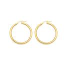 9ct-Gold-30mm-Hoop-Earrings Sale