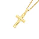 9ct-Gold-18mm-Plain-Cross-Pendant Sale