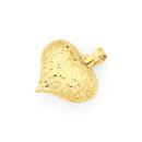 9ct-Diamond-cut-Puff-Heart-Pendant Sale