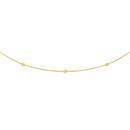 9ct-Gold-45cm-Beaded-Solid-Cable-Chain Sale