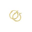 9ct-Gold-15x10mm-Diamond-cut-Hoop-Earrings Sale