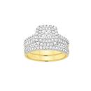 9ct-Gold-Diamond-Bridal-Set Sale