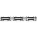 Steel-21cm-Black-Plate-Satin-Polish-Bracelet Sale