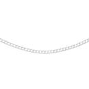 Silver-55cm-Solid-Concave-Curb-Chain Sale