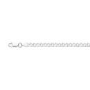 Silver-21cm-Solid-Curb-Bracelet Sale