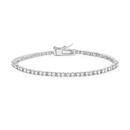 Silver-18cm-Fine-2mm-CZ-Tennis-Bracelet Sale