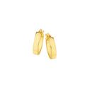 9ct-Gold-3x10mm-Hoop-Earrings Sale