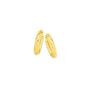 9ct-Gold-4x15mm-Patterned-Hoop-Earrings Sale