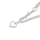 Sterling-Silver-Belcher-with-Heart-Bracelet Sale