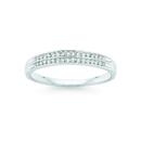 9ct-White-Gold-Diamond-Double-Row-Ring Sale